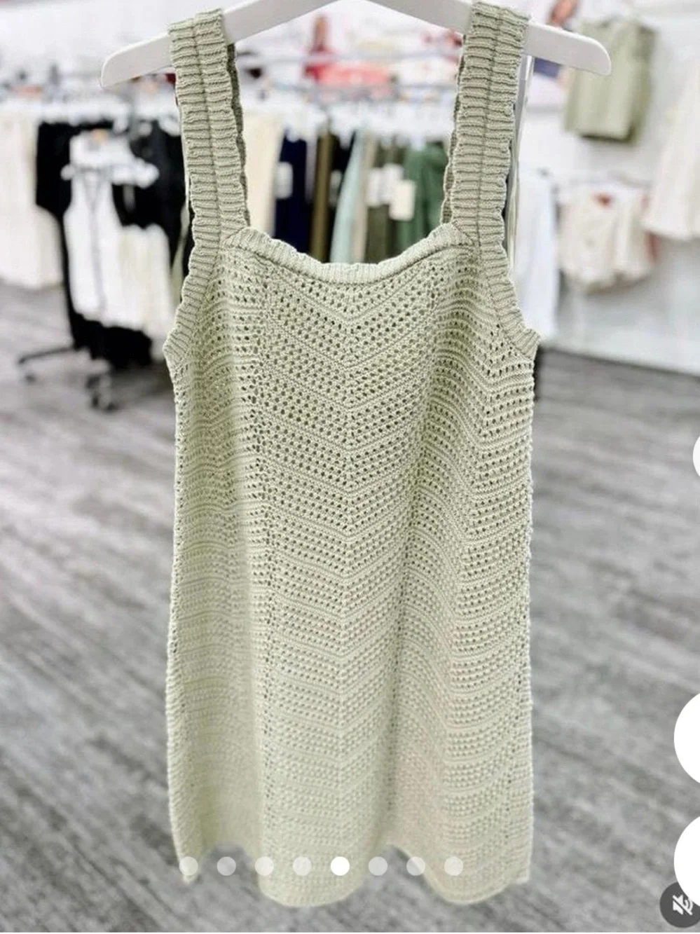 A New Day Women’s Crochet Mini Shift Dress